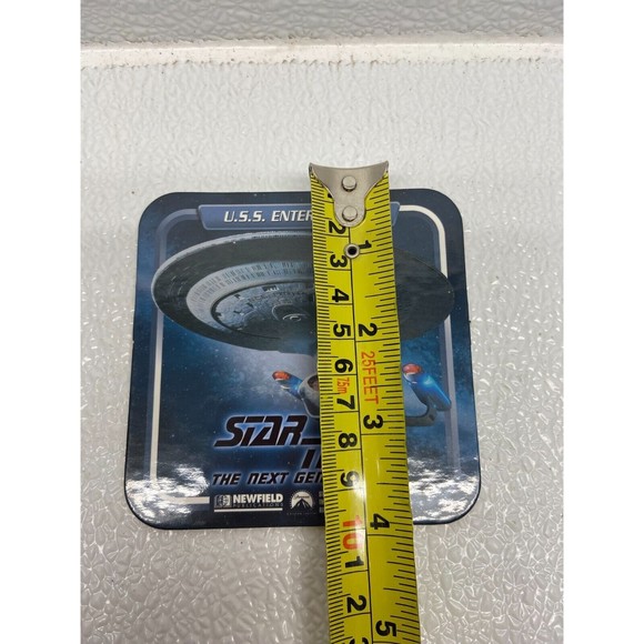 Vintage Star Trek 1997 The Next Generation Drink Coasters Set Of 4 - Picture 7 of 8